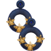 Tres Almas Magdalena Earrings Color Navy - Earrings - 