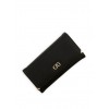 Tri Fold Wallet with Metallic Accents - Wallets - $7.99 