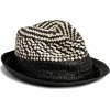 Woven Trilby Hat - Klobuki - 