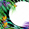 Tropical Background Colorful - Fundos - 