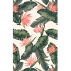 Tropical floral wallpaper - イラスト - 