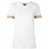 T-shirt In Cotone Con Dettagli Check - Majice - kratke - 125.00€ 