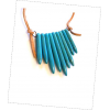 TTurquoise Stone Spike Pendant Necklace - Ogrlice - $24.00  ~ 20.61€
