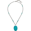 Turquoise Pendant Necklace - Necklaces - $39.00 