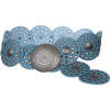 Turquoise disc belt - Belt - 