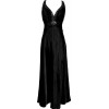 Twist Back Beaded Satin Formal Gown Junior Plus Size - Dresses - $146.99  ~ £111.71