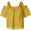 ULLA JOHNSON cold shoulders blouse - Koszule - krótkie - 