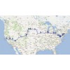US Road Map - Ilustracije - 