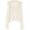 Ulla Johnson Lucien Embroidered Tulle Bl - Рубашки - длинные - 