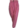 Ungaro silk striped trousers 1980s - Capri hlače - 