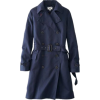 Uniqlo Blue trench coat - Kurtka - 