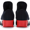 Unisex Black Red Neoprene Sneaker - Superge - 
