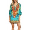 Urban CoCo Women Bohemian Neck Tie Vintage Printed Ethnic Style Summer Shift Dress - Haljine - $16.85  ~ 107,04kn