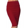 Urban CoCo Women's High Waist Stretch Bodycon Pencil Skirt - Skirts - $12.86 