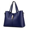 Urban Style 3-Way Women's Faux Leather Shoulder Tote Bag Business Top-handle Handbags - Bag - $24.99 