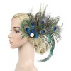 Urban CoCo Women's Indian Peacock Feather Headband Hair Clip Flapper Headpiece - Figure - $10.98 