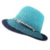 Urban CoCo Women's Summer Straw Hat UV Sun Foldable Beach Caps - Hat - $9.90 