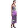 V-Neck Open Fork Long Dress - Catwalk - $34.99 