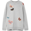 VALENTINO Appliquéd cotton-jersey sweats - Pullovers - $2,390.00 