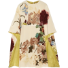 VALENTINO Cape-effect floral-print silk- - Куртки и пальто - 