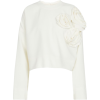 VALENTINO Floral appliqué sweatshirt - Pullover - 