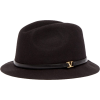 VALENTINO GARAVANI V-ring leather-trimme - Hat - 