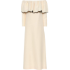VALENTINO Off-the-shoulder crêpe dress - Obleke - 