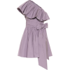 VALENTINO One-shoulder taffeta minidress - ワンピース・ドレス - 