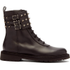 VALENTINO Rockstud ankle-buckle leather - Stiefel - 