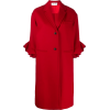 VALENTINO Ruffle Coat - Jaquetas e casacos - 