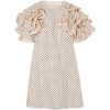 VALENTINO Ruffled polka-dot wool and sil - ワンピース・ドレス - $5,890.00  ~ ¥662,910