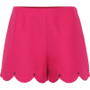 VALENTINO Scalloped wool and silk shorts - Shorts - $1,050.00 