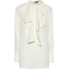 VALENTINO Silk crêpe blouse - Koszule - długie - 