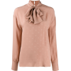 VALENTINO VLOGO pussybow blouse - Koszule - długie - 