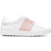 VALENTINO White Open Leather Sneakers - Superge - 