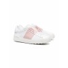 VALENTINO White Open Leather Sneakers - 球鞋/布鞋 - 