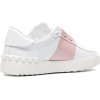 VALENTINO White Open Leather Sneakers - Sneakers - 