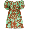 VALENTINO abstract-print cotton mini dre - Dresses - 