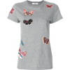 VALENTINO embroidered butterfly T-shirt - T恤 - 