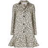 VALENTINO leopard printed flared coat - アウター - 