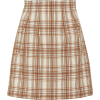 VERONICA BEARD plaid mini skirt - Spudnice - 