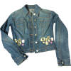 VERSACE denim embroidered jacket - Jacket - coats - 