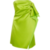 VERSACE lime green strapless satin dress - Dresses - 