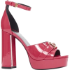 VERSACE pink patent platform sandal - Plattformen - 