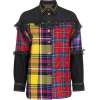 VERSACE plaid and denim wool button down - Long sleeves shirts - 