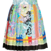 VERSACE printed pleated silk mini skirt - Skirts - 