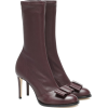 VICTORIA BECKHAM Onyx 90 leather ankle b - Stivali - £850.00  ~ 960.58€