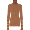 VICTORIA BECKHAM Striped turtleneck top - Pullovers - 