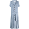 VICTORIA BECKHAM pleated long shirt dres - sukienki - 
