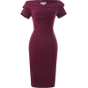 VINTAGE INSPIRED OFF SHOULDER DRESS (4 C - Dresses - $44.97  ~ £34.18